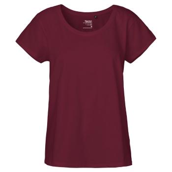 Neutral Dámske tričko Loose Fit z organickej Fairtrade bavlny - Bordeaux | M