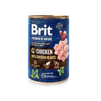 Brit Konzerva Premium By Nature Chicken With Hearts 800g