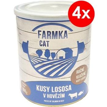 FARMKA CAT 800 g s lososom, 4 ks (8594025084098)