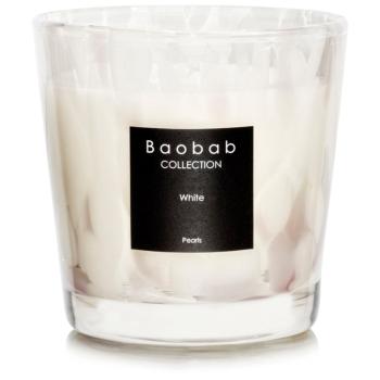Baobab Pearls White vonná sviečka 8 cm