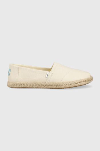 Espadrilky Toms Alpargata Rope béžová farba, 10019682