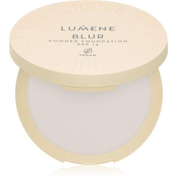 Lumene Blur kompaktný púder a make-up v jednom SPF 15 odtieň No. 1 10 g