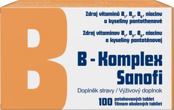 B-komplex Sanofi 100 tabliet