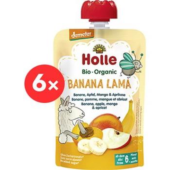 HOLLE Banana lama  BIO banán jablko mango marhuľa 6× 100 g (7640161877221)