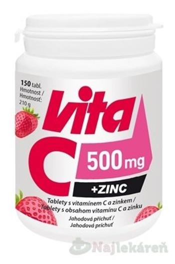 Vitabalans Vita C 500 mg + zinok, 150 tbl