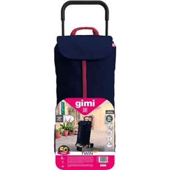 GIMI Twin nákupný vozík modrý, 52 l (8001244025936)