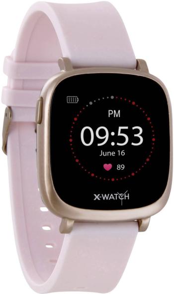 X-WATCH Ive XW Fit smart hodinky  33 mm  ružová