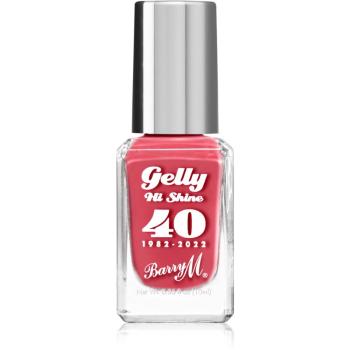 Barry M Gelly Hi Shine "40" 1982 - 2022 lak na nechty odtieň Red Velvet 10 ml