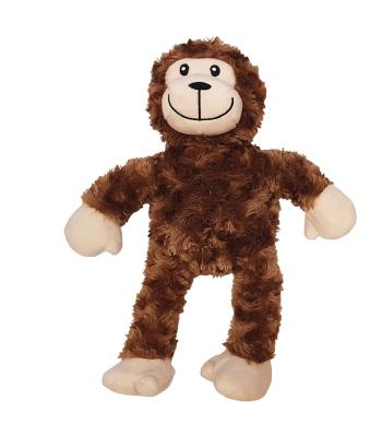 Nobby Kvalitná plyšová hračka pre psy bez pískatka s všitým lanom opica 35 cm