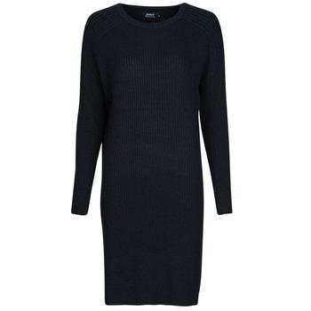 Only  Krátke šaty ONLFIA KATIA L/S DRESS CC KNT  Čierna