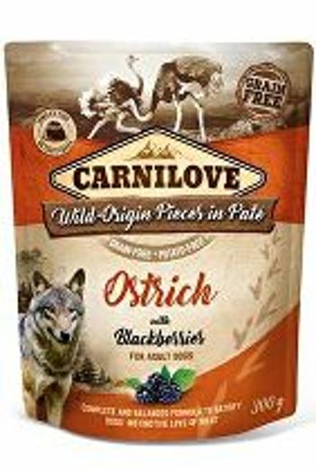 Carnilove Dog Pouch Paté Ostrich & Blackberries 300g + Množstevná zľava