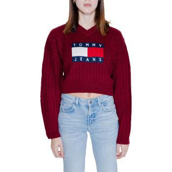 Tommy Hilfiger  TJW VNCK CENTER FLAG DW0DW18528  Svetre Červená