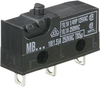 Hartmann mikrospínač MBF5A 250 V/AC 10 A 1x zap/(zap)  bez aretácie 1 ks