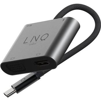 LINQ 4K HDMI Adapter with PD, USB-A and VGA (LQ48001)
