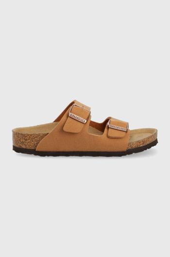 Detské šľapky Birkenstock Arizona hnedá farba