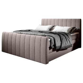 Sconto Posteľ boxspring TAJA sivohnedá, 160x200 cm