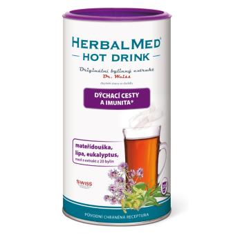 HERBALMED Dr.Weiss Hot drink dýchacie cesty + vitamín C 180 g