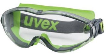 Uvex uvex ultrasonic 9302275 uzatvorené ochranné okuliare vr. ochrany pred UV žiarením sivá, zelená DIN EN 166, DIN EN 1