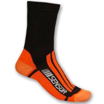Ponožky Sensor Treking Evolution čierna oranžová 1065673 3/5 UK