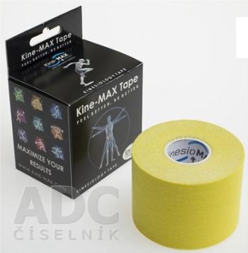 Kine-Max Classic Kinesiology Tape Tejpovacia páska žltá 5 m