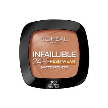 ĽORÉAL PARIS Infaillible 24H Fresh Wear Soft Matte Bronzer 300 Light Medium jemne matný bronzer 9 gr (3600524051938)