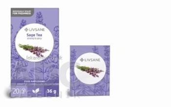 LIVSANE Šalviový čaj bylinný čaj 20x1,8 g (36 g)