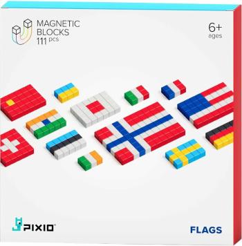 Pixio Magnetická stavebnica Flags