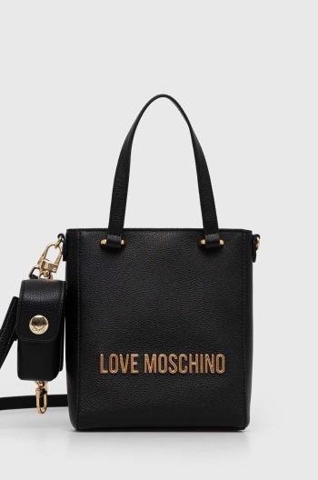 Kabelka Love Moschino čierna farba