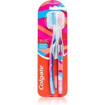 Colgate Slim Soft Advanced zubná kefka ultra soft 2 ks