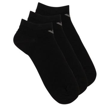 Emporio Armani  Ponožky IN-SHOE SOCKS PACK X3  Čierna