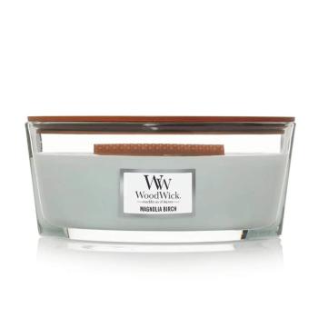 WoodWick Vonná sviečka loď Magnolia Birch 453,6 g