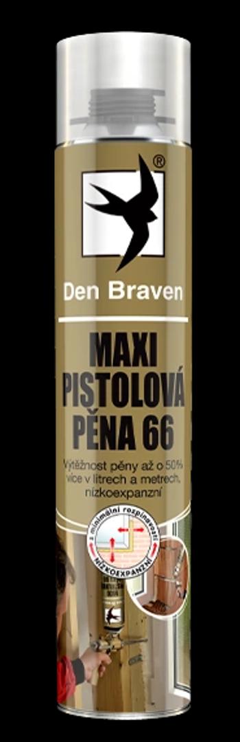 DEN BRAVEN - MAXI pištoľová pena 66 žltá 825 ml