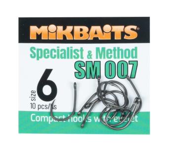 Mikbaits háčiky specialits & method sm 007 hook 10 ks - 6