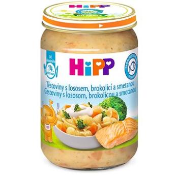 HiPP Cestoviny s lososom, brokolicou a smotanou – 6× 250 g (9062300431114)