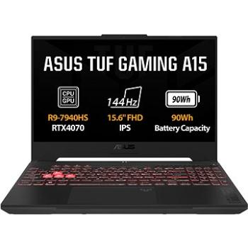 ASUS TUF Gaming A15 FA507XI-LP028 Jaeger Gray kovový + ZDARMA Elektronická licencia Bezstarostný servis ASUS - bez nutnosti registrace / aktivace