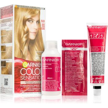 Garnier Color Sensation farba na vlasy odtieň 8.0 Luminous Light Blond 1 ks