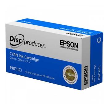 Epson originál ink C13S020447, cyan, PJIC1, Epson PP-100, azurová