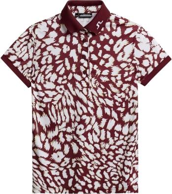 J.Lindeberg Tour Tech Print Glitch Leo Lime XL Polo košeľa