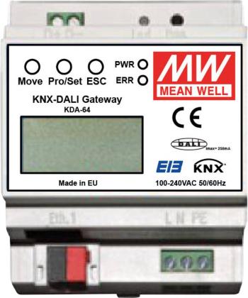Mean Well KDA-64 sieťový zdroj na montážnu lištu (DIN lištu)    7 W