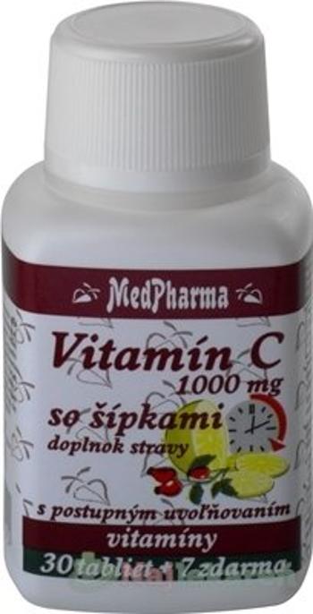 MedPharma Vitamín C 1 000mg so šípkami 37 tabliet
