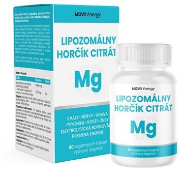 MOVit Lipozomálny Horčík Citrát, 60 vegánskych kapsúl (8594202101471) + ZDARMA Šatka Movit Energy