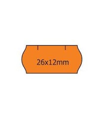 Etikety Contact 26x12mm oranžové