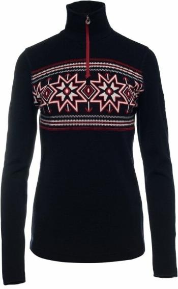 Dale of Norway Olympia Basic Womens Sweater Navy/Rasperry/Off White S