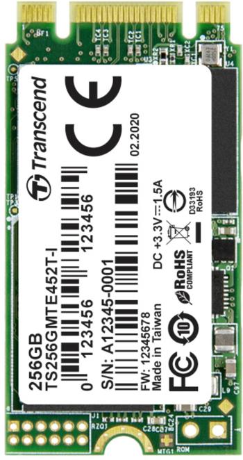 Transcend MTE452T 256 GB interný M.2 PCIe NVMe SSD 2242 PCIe NVMe 3.0 x2 Retail TS256GMTE452T-I