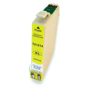 Epson T1814 XL žltá (yellow) kompatibilná cartridge