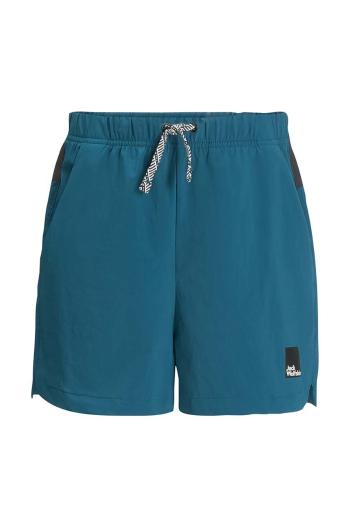 Detské krátke nohavice Jack Wolfskin TEEN SHORTS B vzorované, nastaviteľný pás