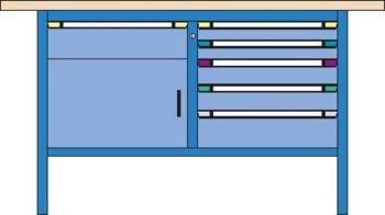 Thur-Metall 64824333_1312 Pracovný stôl (š x v x h) 1500 x 845 x 700 mm