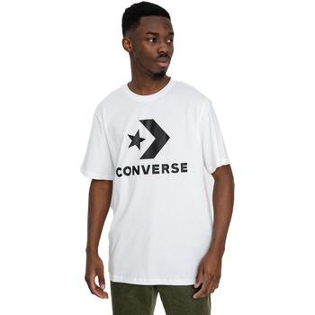 Converse  Tielka a tričká bez rukávov Logo Chev Tee  Biela