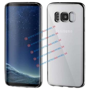 METALLIC Silikónový kryt Samsung Galaxy S8 Plus čierny