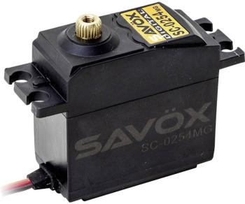 Savöx štandardné servo SC-0254MG digitálne servo Materiál prevodovky: kov Zásuvný systém: JR